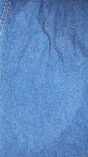 Camisa De Jean Con Hotfix Talle Amplio 2da Selección Azul Hotfix 38