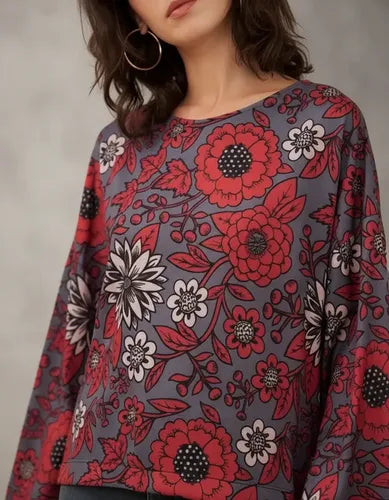 Blusa Remera Manga Larga Oxford Diseño