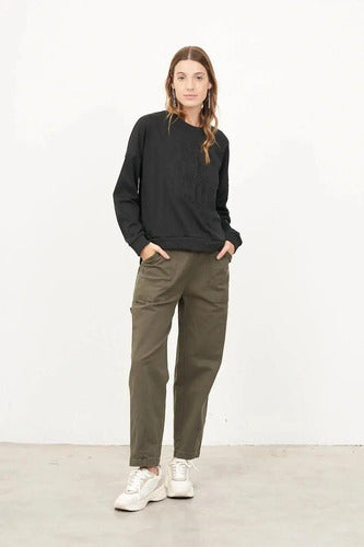 Pantalón Gabardina Cargo