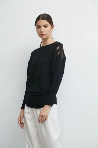 Sweater Tejido Con Strass Importado Cod. 62 Libelula Calidad Rosa Liso U
