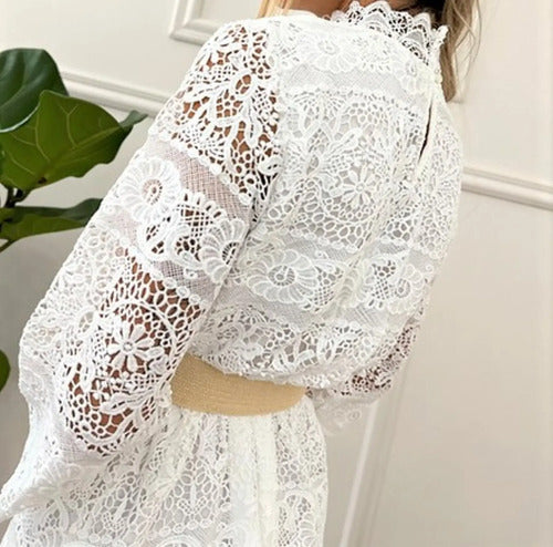Vestido  Importado Fiesta Puntilla