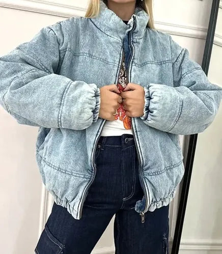Campera De Abrigo Puffer Jean