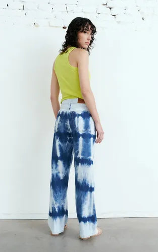 Pantalón Jean Denim Batik Celeste Liso 36