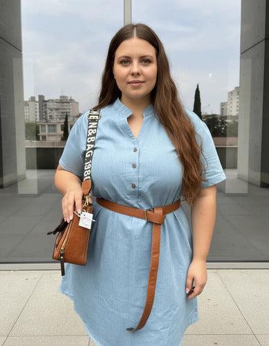 Vestido Jean Denim Talle Grande Talle Especial
