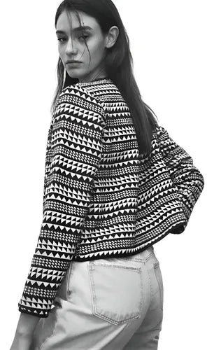 Saco  Blazer Chaqueta Importada  Negro Con Beige Geométrico M