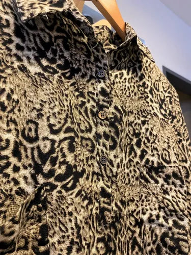 Blusa Camisa Animal Print De Diseño Modelo Grande