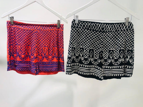 Short Bordado Estilo Boho Importado