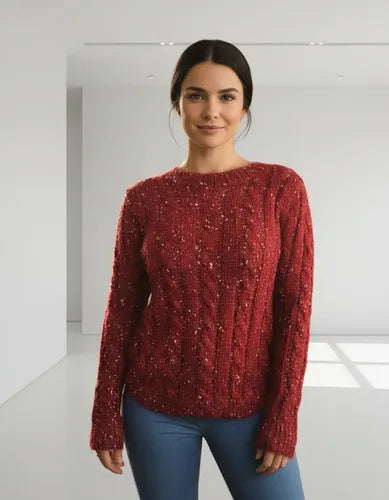 Sweater Tejido  Pelucitas Colores Importado