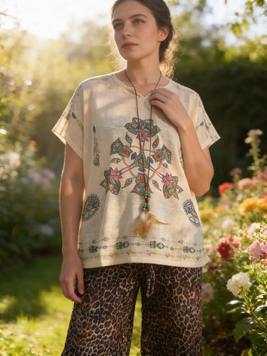 Blusa Remera Poncho Importada Talle Grande Hasta Xxl