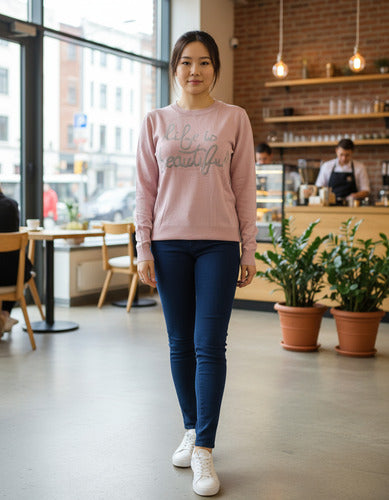 Sweater Bordado Importado