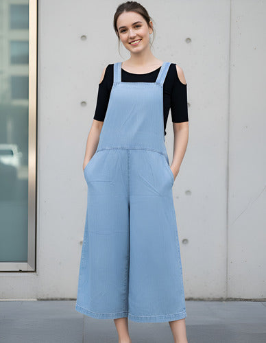 Jardinero Enterito Denim Jean Celeste Lisa M