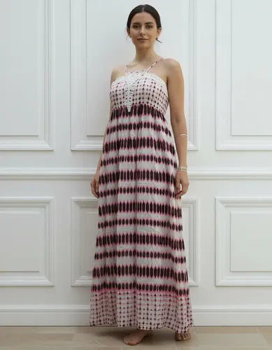 Vestido Solero Largo Importado Hippie Chic Estilo Vars