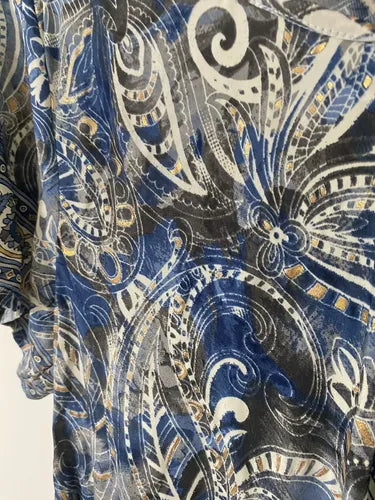 Vestido India Importado Seda Hindú Talle Grande Xxxl