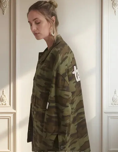 Campera Parka Camuflada Importada Forrada Matelaseada