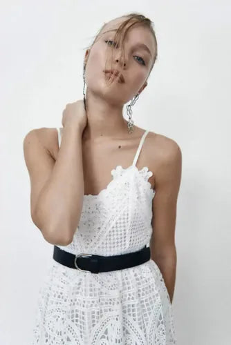 Vestido  Solero Importado Fiesta Broderie