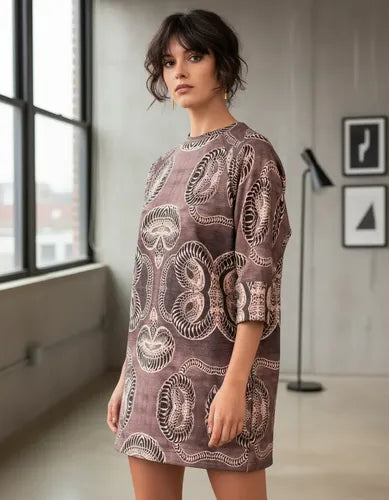 Vestido Buzo Oversize De Diseño