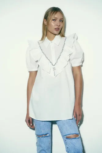Blusa Manga Corta Princesa