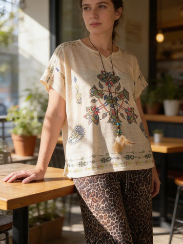 Blusa Remera Poncho Importada Talle Grande Hasta Xxl