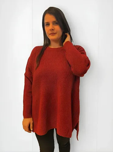 Sweater Pullover Tejido Modelo Grande Xxl Oversize