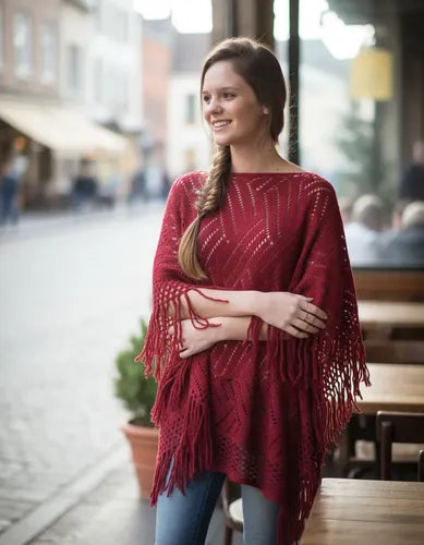 Poncho Ruana Tejidos Importados