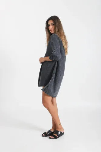 Vestido Túnica De Jean Denim