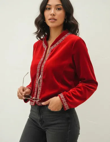 Saco Saquito Importado Chaqueta Velvet
