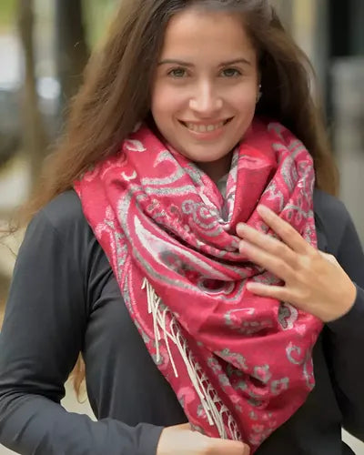 Pashmina Bufanda Bufandon Boho Mandalas Búlgaros Grande