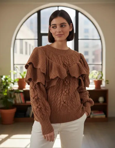 Sweater Tejido Grueso Importado D0512