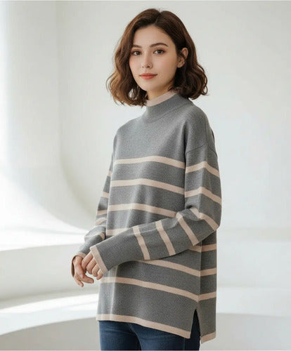 Sweater Tejido Amplio Oversize Grande