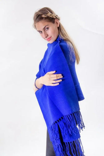 Ruana Poncho  Con Puños Mangas Importada