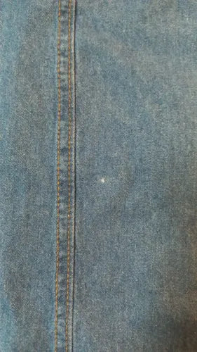 Vestido  Sin Mangas Jean Camisero Denim Nuevo 2da Selección Celeste L