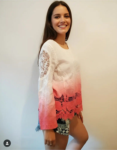Camisa Blusa Importada Estilo Boho Batik