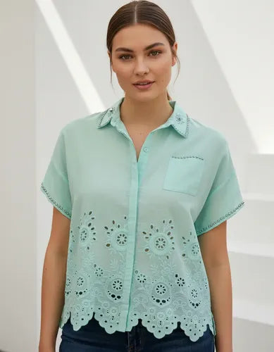 Camisa Blusa Importada Tipo Vars Broderie