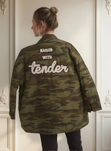 Campera Parka Camuflada Importada Forrada Matelaseada