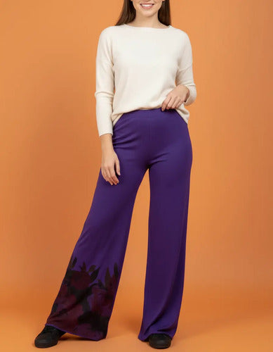 Pantalón Comodo De Lanilla Boho Hippie