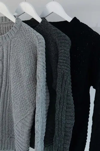Sweater Pullover Chenille Básico
