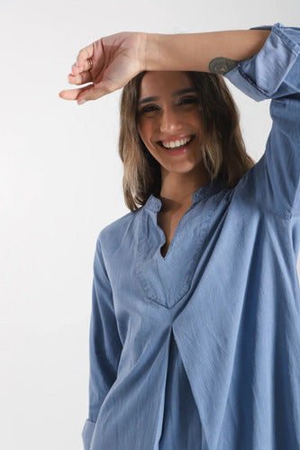 Vestido Túnica De Jean Denim