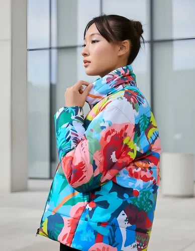 Campera De Abrigo Puffer Estampada Estampada L