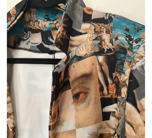Saco Chaqueta Fiesta Noche Venus Collage Cupido Arte