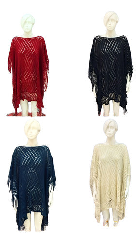 Poncho Ruana Tejidos Importados