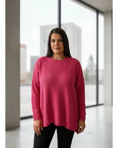 Sweater Pullover Tejido Modelo Grande Xxl Oversize
