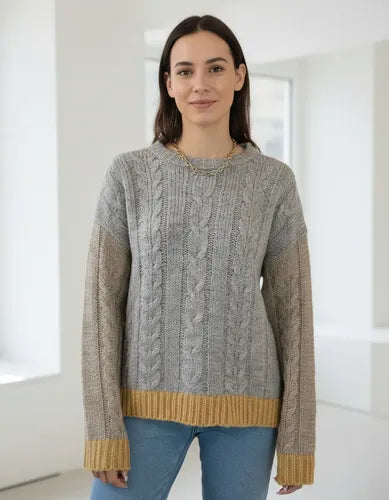 Sweater Tejido Tricolor
