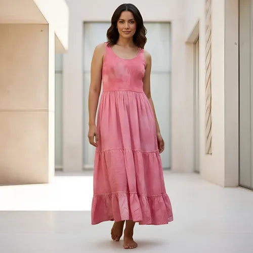 Solero Vestido Con Volados Batik