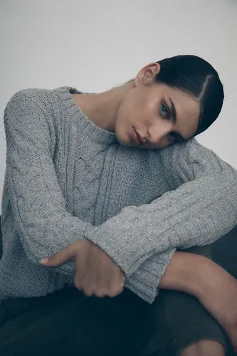 Sweater Pullover Chenille Básico