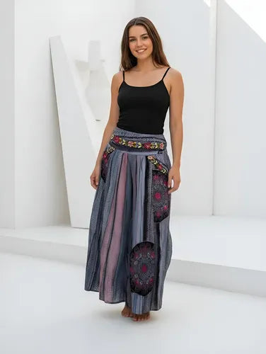Pantalón Palazzo Extra Ancho