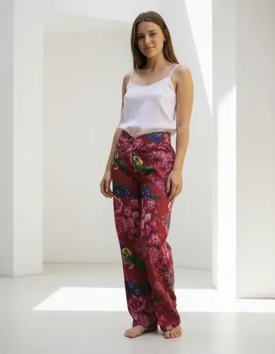 Pantalón Liviano Importado Estampado Colores