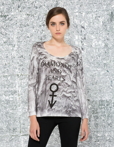Remera Manga Larga De Diseño