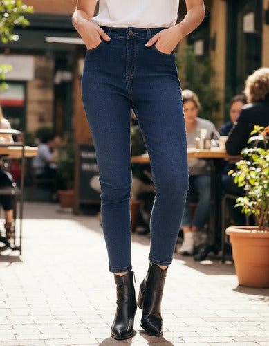 Pantalón Jean Chupín Azul