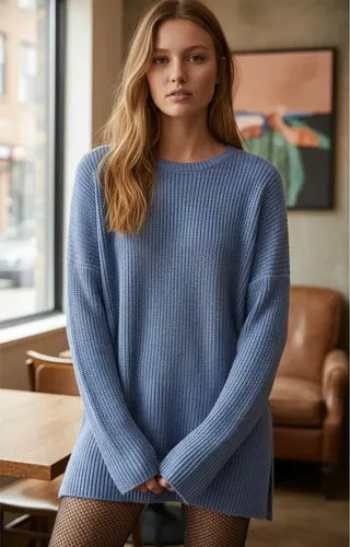 Sweater Pullover Tejido Modelo Grande Xxl Oversize