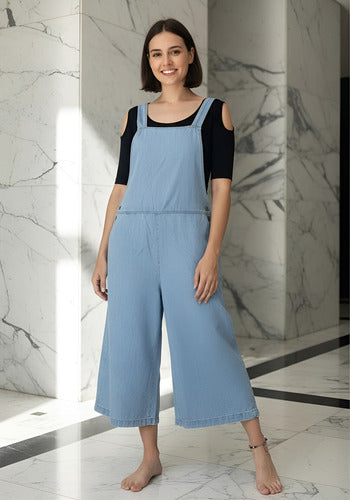Jardinero Enterito Denim Jean Celeste Lisa M